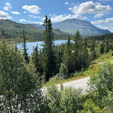 With A Great View At Appartement Gaustablikk