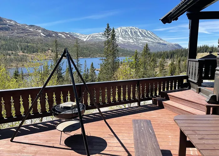 With A Great View At Lägenhet Gaustablikk
